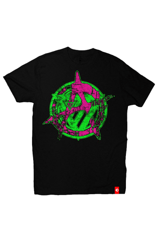 Acid Death Anarchy Unisex T-Shirt tshirts Odysseus Clothing 