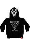 Death Eagle Triangle Kids Unisex Pullover Hoodie hoodies Odysseus Clothing 