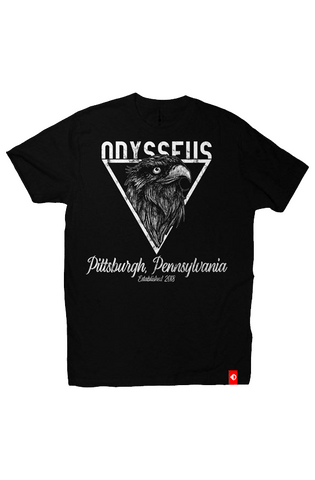 Death Eagle Triangle Unisex T-Shirt tshirts Odysseus Clothing 