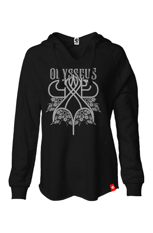Flowers on the Grave of the King Women's Lightweight Wash Hoodie hoodies Odysseus Clothing 