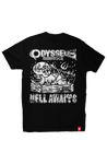 Hell Awaits Unisex T-Shirt tshirts Odysseus Clothing 